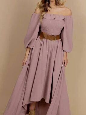 Joyfolie Odette Dress In Orchid 🌷